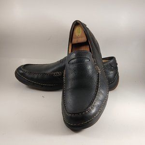 Clarks Driving Penny Loafer Shoe Mens Sz 11M Black